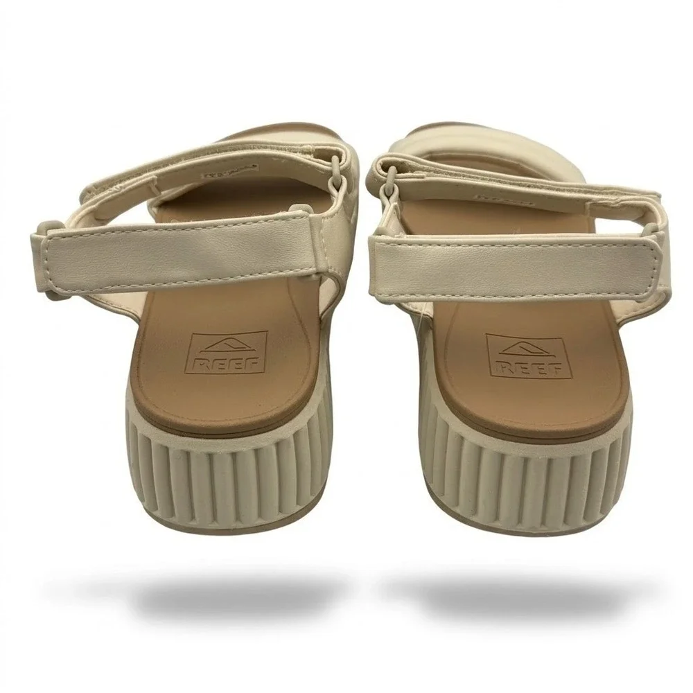 Reef Vista Higher Raya Sandals Women 11 Vintage Sand NEW Platform CJ6557